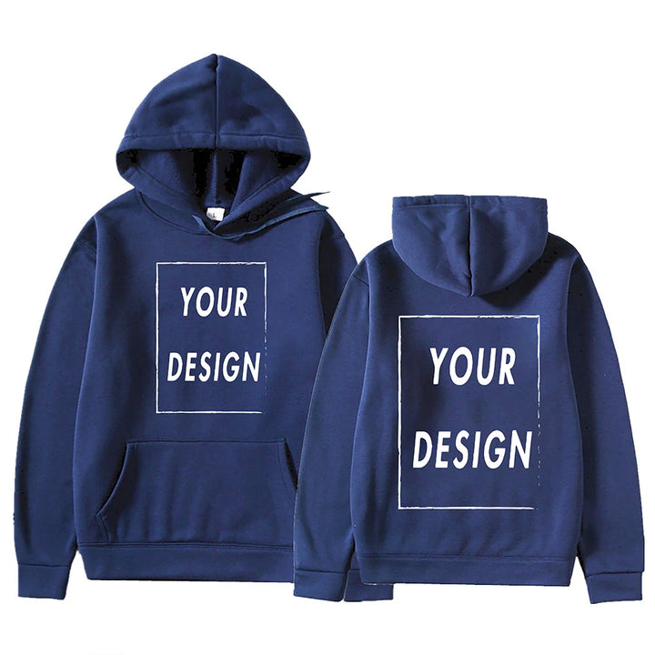 Men's Customizable Personalized Hoodie for Men and Women - DIY Fashion