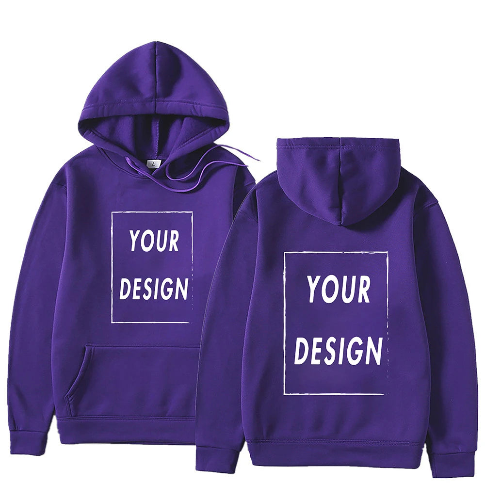 Men's Customizable Personalized Hoodie for Men and Women - DIY Fashion