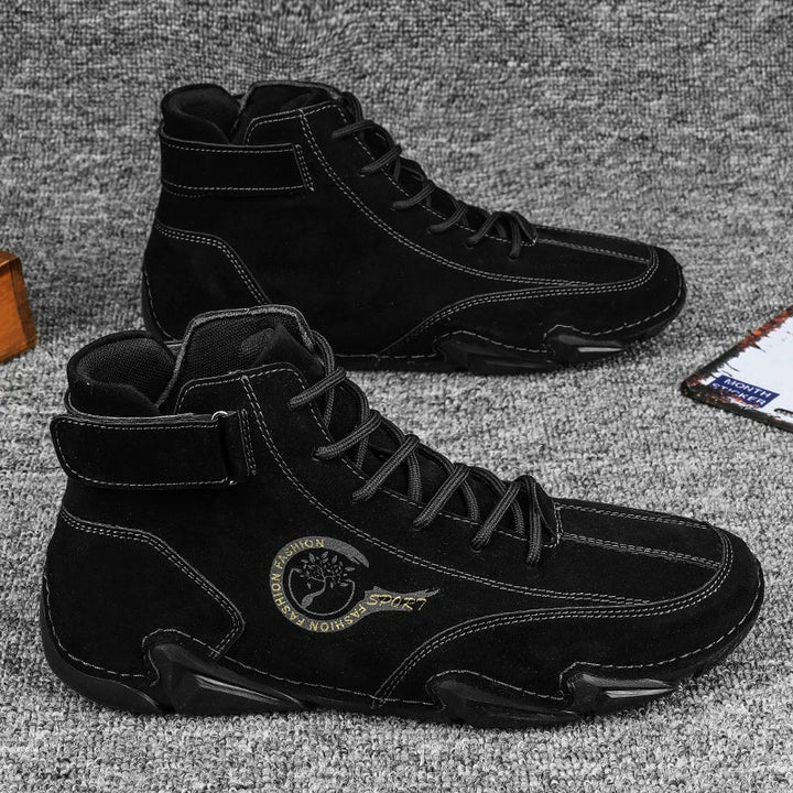 Men's Waterproof Leather Shoes for All-Weather Comfort
