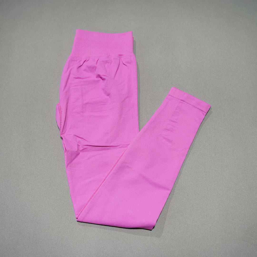 Women's High-Waisted Seamless Yoga Leggings with Tummy Control