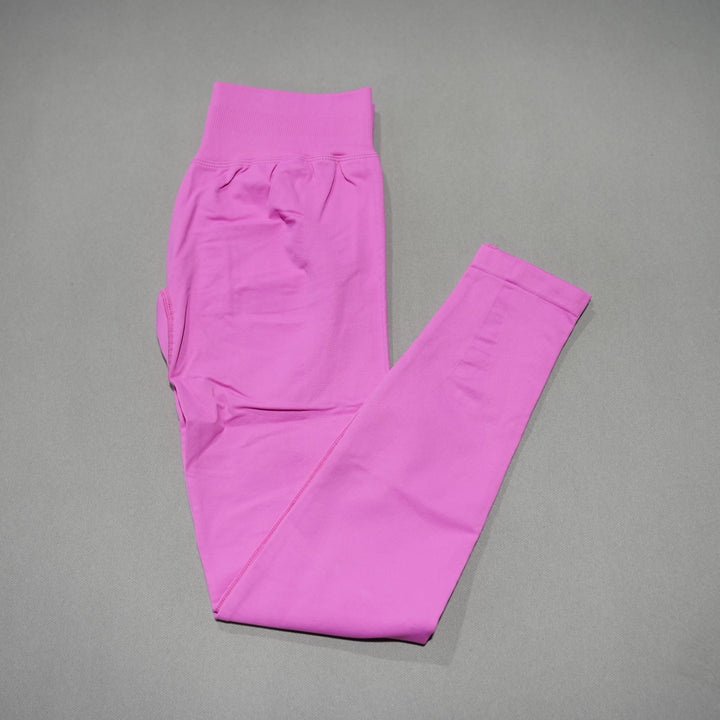 Women's High-Waisted Seamless Yoga Leggings with Tummy Control