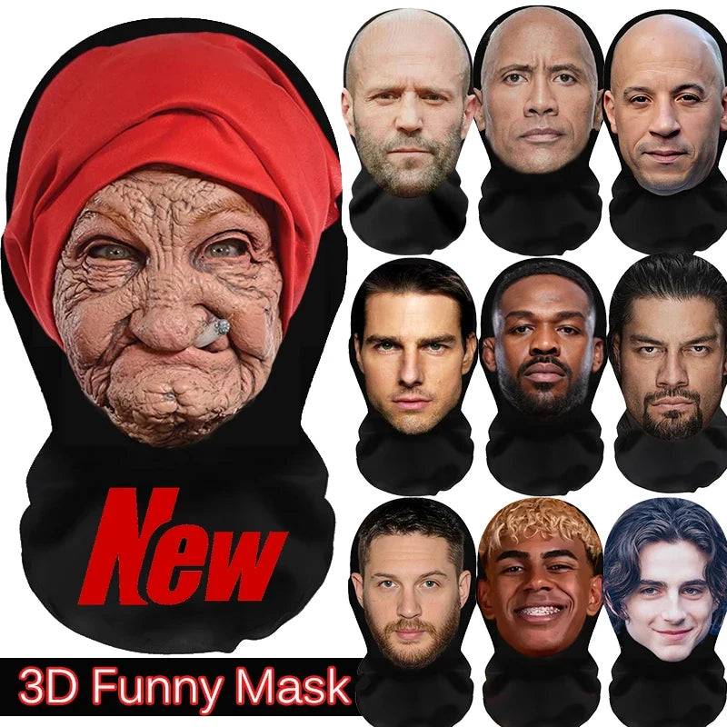 Halloween's Realistic Cosplay Face Masks, Costume & Disguise Accessories