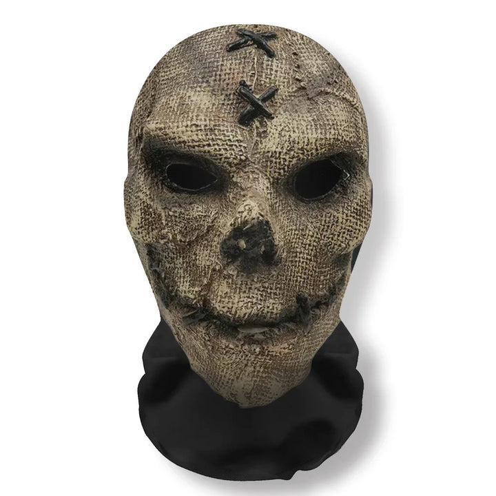 Halloween's 3D Ghost Face Mask Costumes, Stretch Mesh Full Skull Headgear
