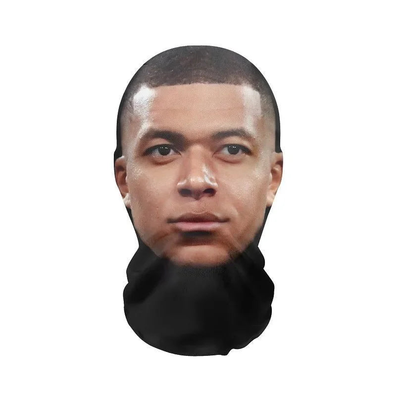 Halloween's 3D Realistic Face Mask Cosplay, Hip Hop & Costume Accessory