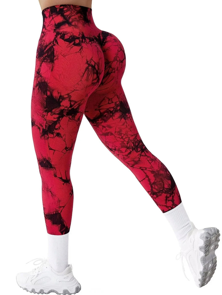 Women's High Waist Seamless Yoga Pants, Push Up Sports Leggings