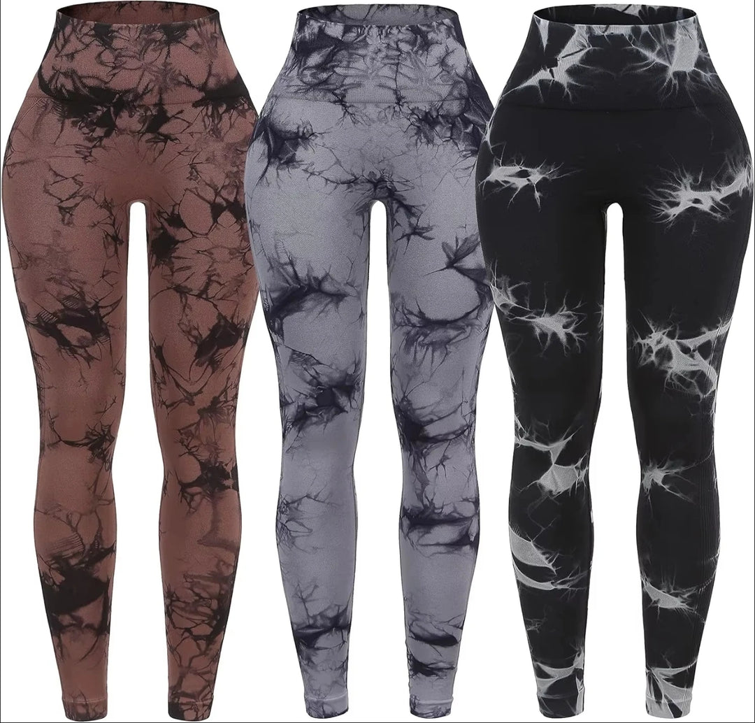 Women's High Waist Seamless Yoga Pants, Push Up Sports Leggings