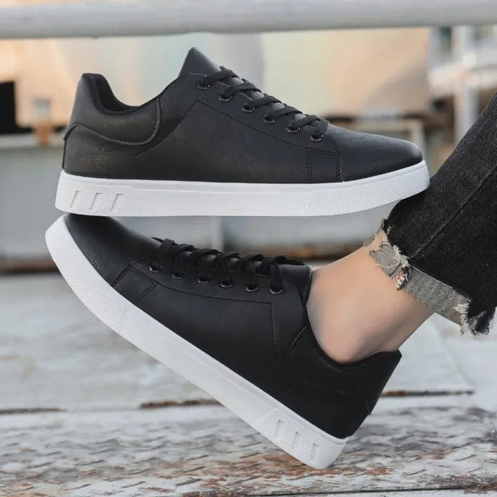 Men's Classic Leather Look Sneakers