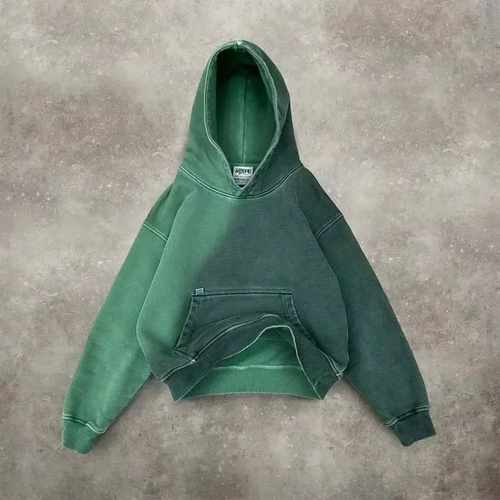 Women's Y2K Hip Hop Trend Zipper Hoodie Casual Vintage Sweatshirt