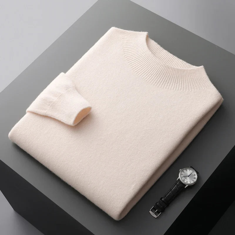 Men's Soft-Touch Wool Sweater for Ultimate Comfort and Style
