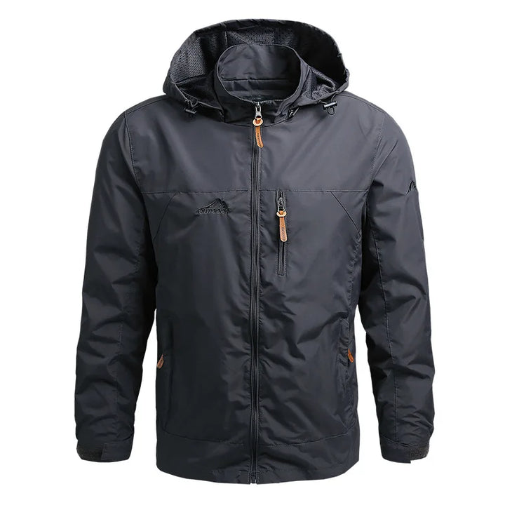 Men's Waterproof Tactical Hooded Windbreaker Coat for Winter