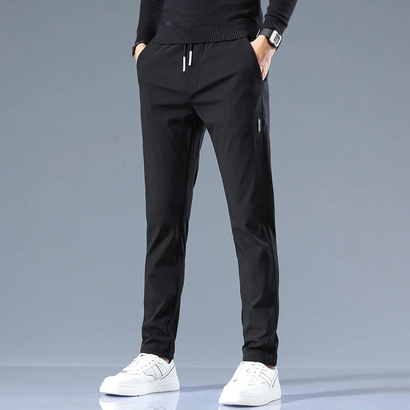 Men's Slim Fit Cotton Trousers