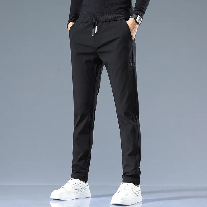 Men's Slim Fit Cotton Trousers