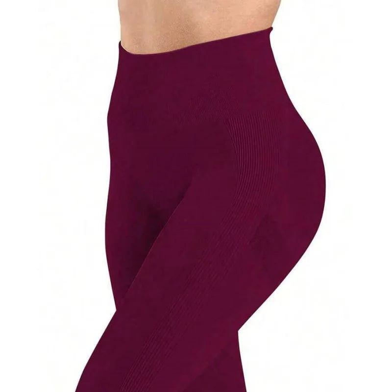 Women's High Waist Seamless Yoga Leggings Pants with Tummy Control