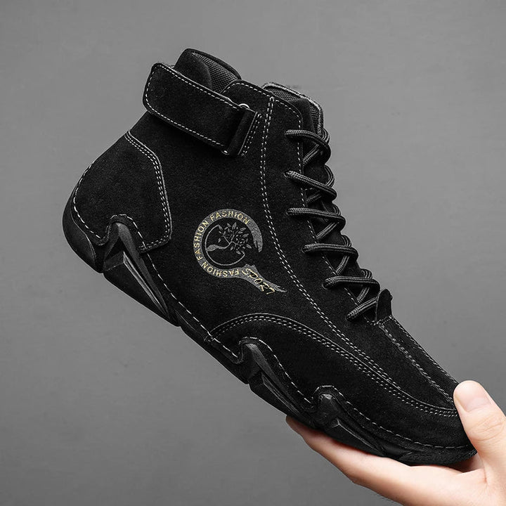 Men's Waterproof Leather Shoes for All-Weather Comfort