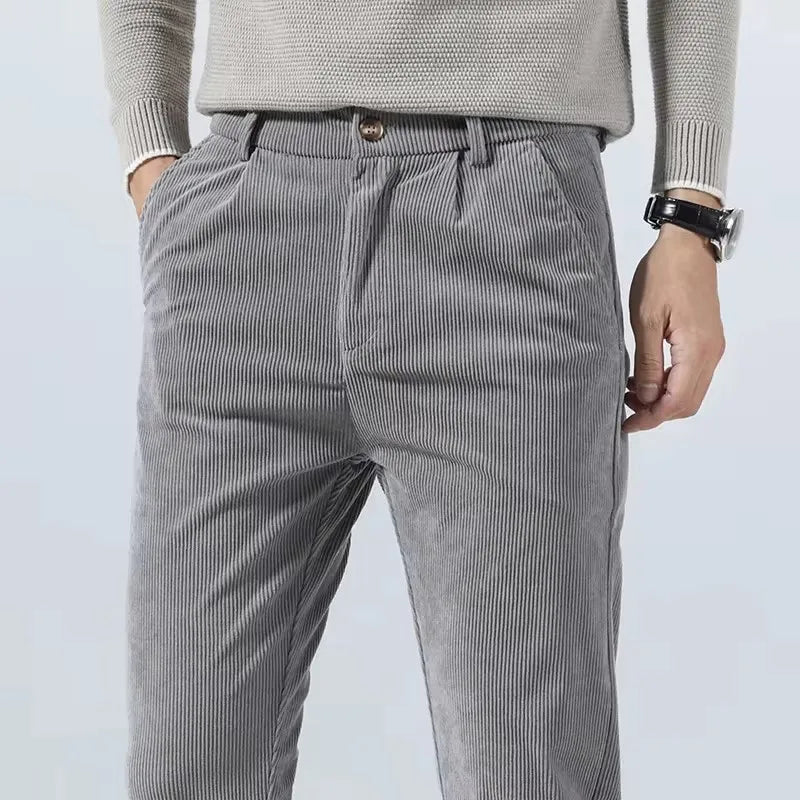 Men's Slim Fit Chino Pants – Tapered Dress Trousers
