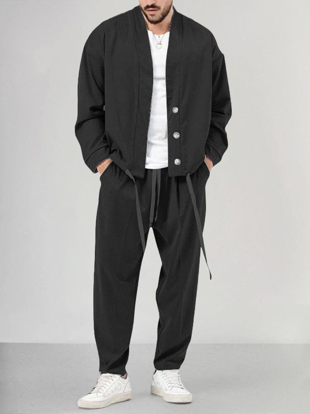 Men's Comfortable 2-Piece Lounge Outfit