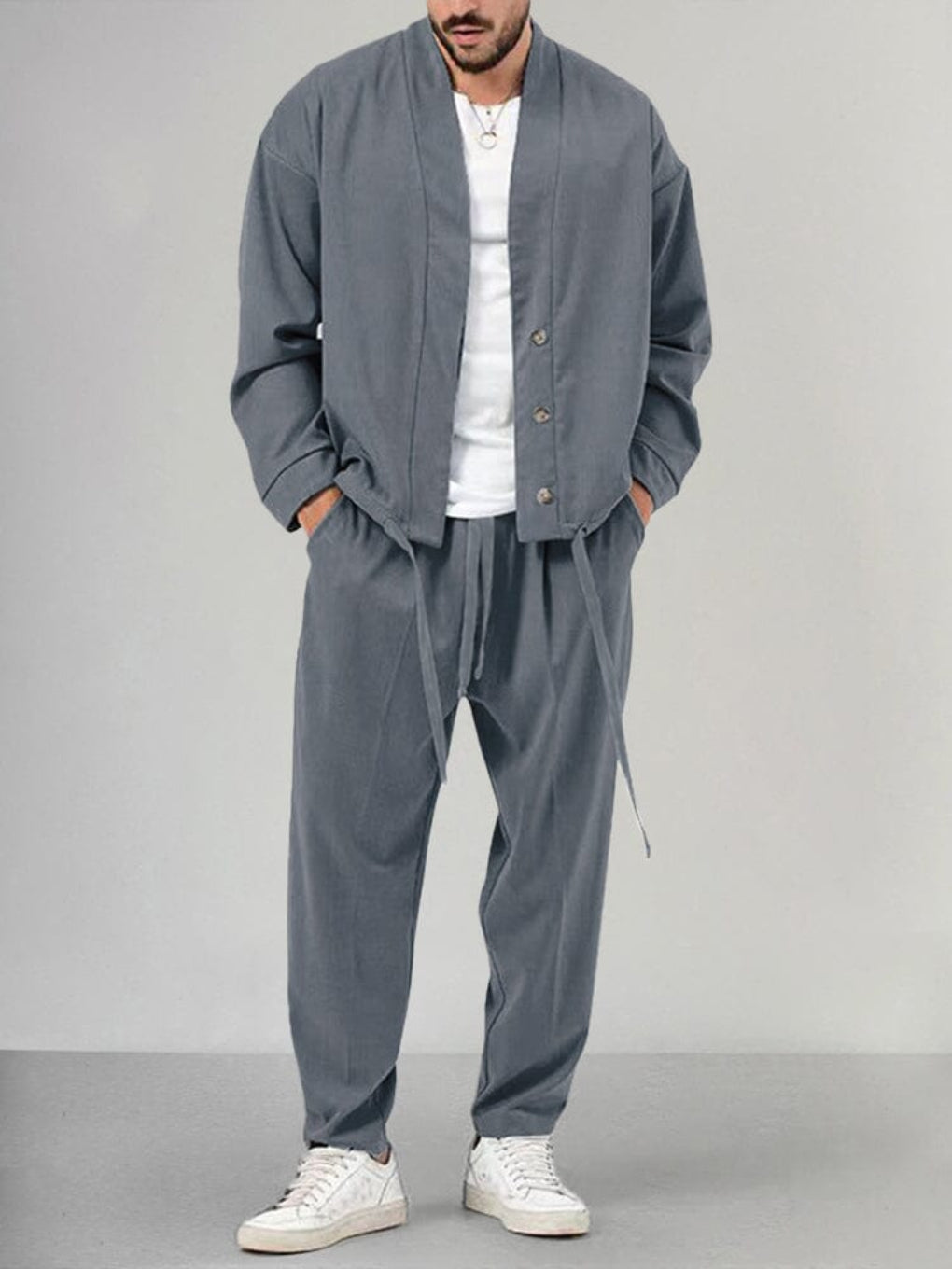 Men's Comfortable 2-Piece Lounge Outfit