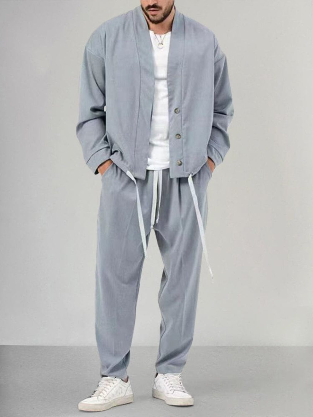 Men's Comfortable 2-Piece Lounge Outfit