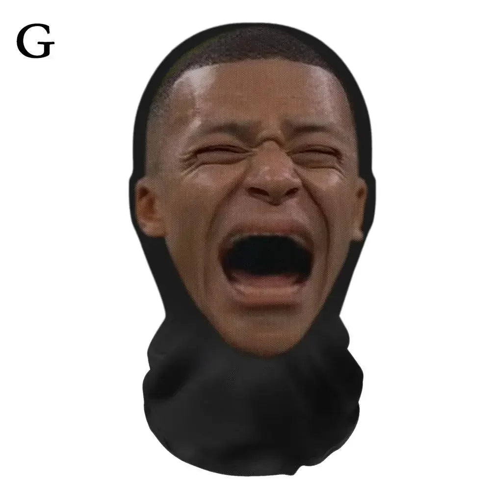 Halloween's 3D Realistic Face Mask Cosplay, Hip Hop & Costume Accessory