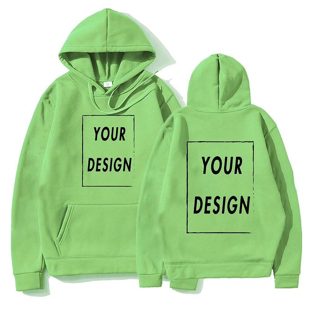 Men's Customizable Personalized Hoodie for Men and Women - DIY Fashion