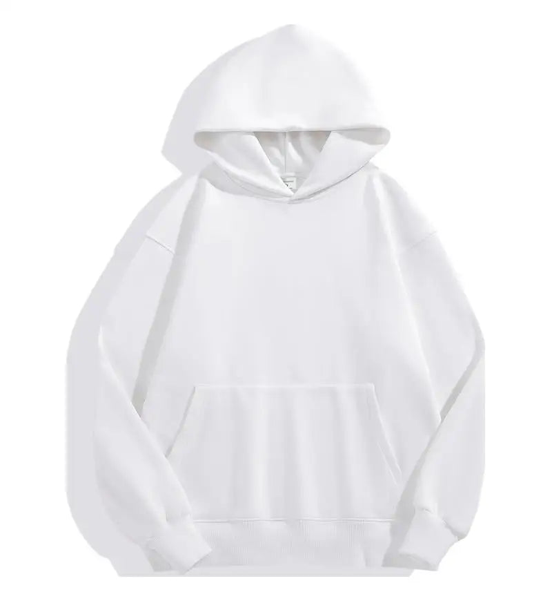 Men's Custom Logo 500GSM Heavyweight Casual Thick Cotton Hoodie