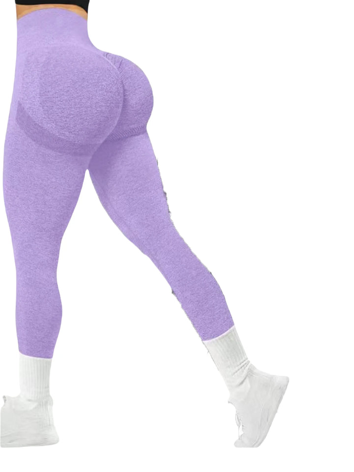 Women's High Waist Seamless Yoga Leggings Pants with Tummy Control