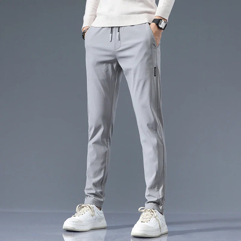 Men's Slim Fit Cotton Trousers