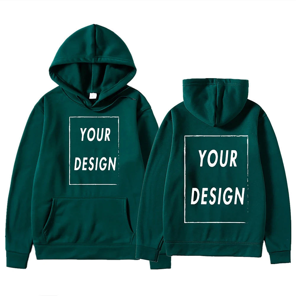 Men's Customizable Personalized Hoodie for Men and Women - DIY Fashion