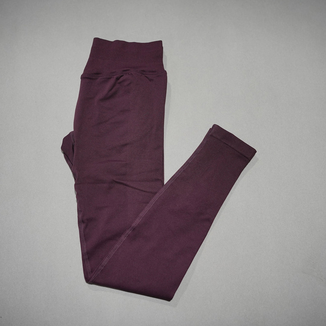 Women's High-Waisted Seamless Yoga Leggings with Tummy Control