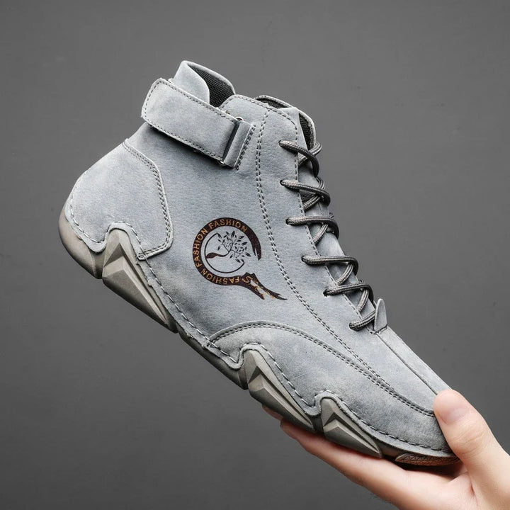 Men's Waterproof Leather Shoes for All-Weather Comfort