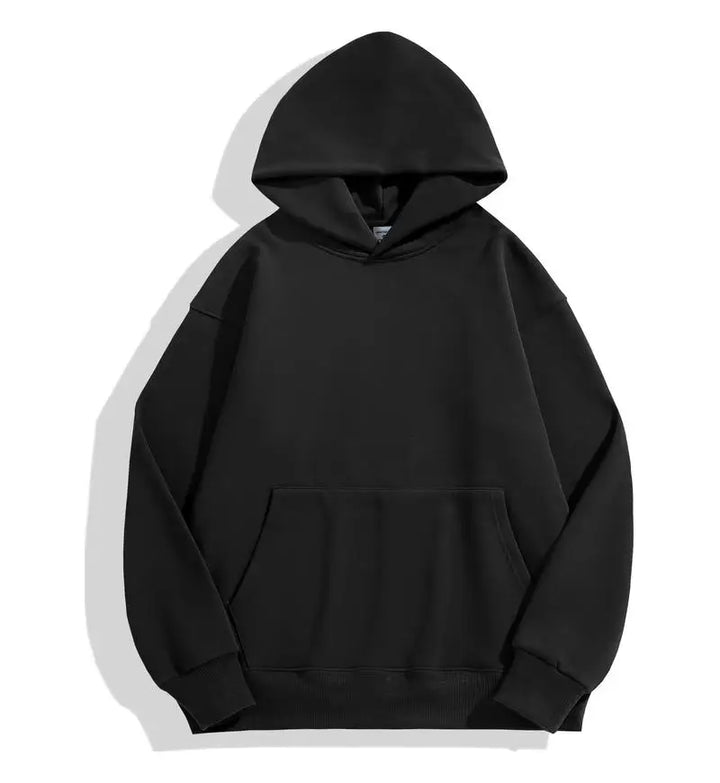 Men's Custom Logo 500GSM Heavyweight Casual Thick Cotton Hoodie