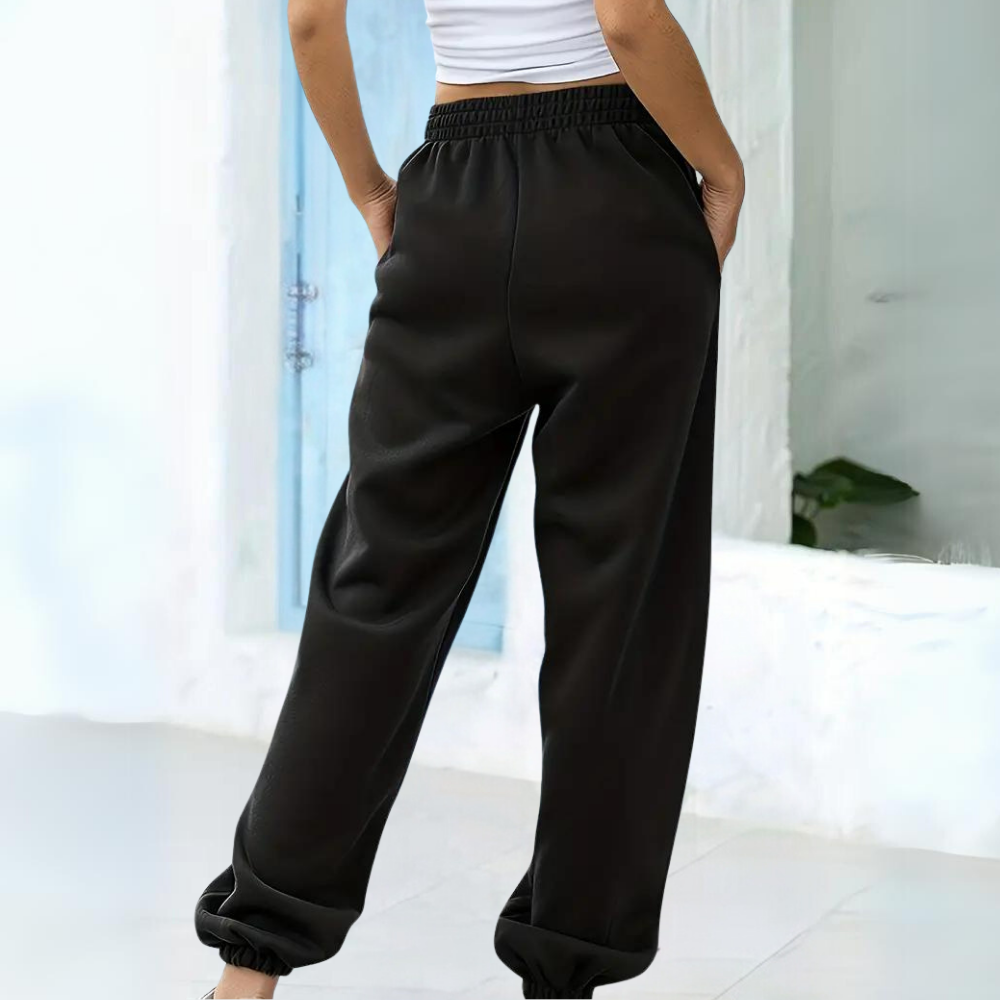 Women's Relaxed High Waisted Pocket Sweatpants