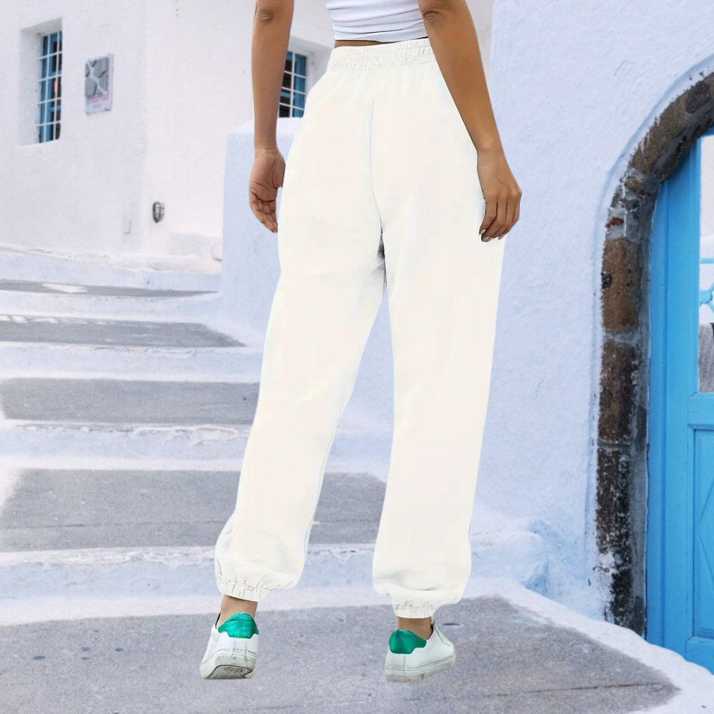 Women's Relaxed High Waisted Pocket Sweatpants
