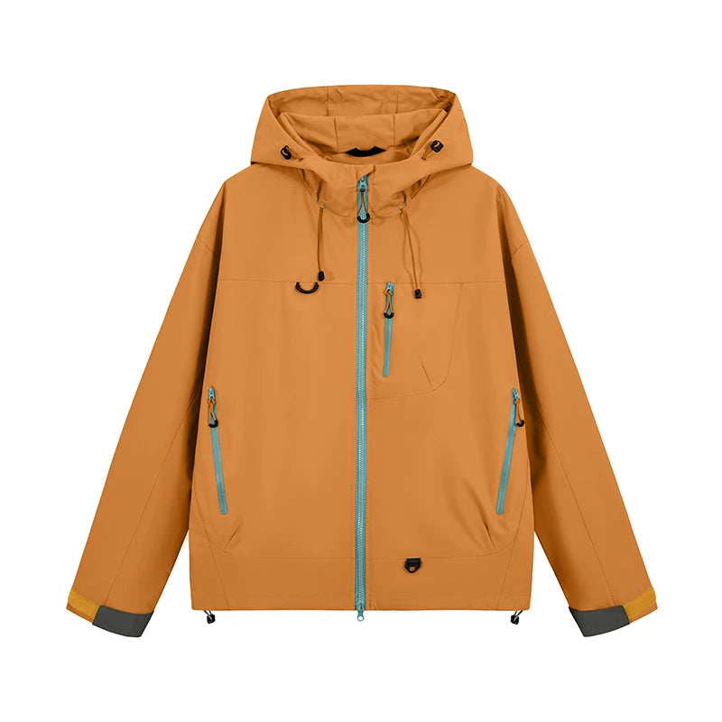 Men's Waterproof Hiking Coat - Windbreaker for Outdoor Activities