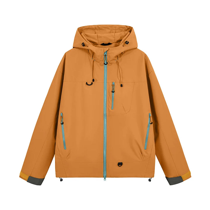Men's Waterproof Hiking Coat - Windbreaker for Outdoor Activities