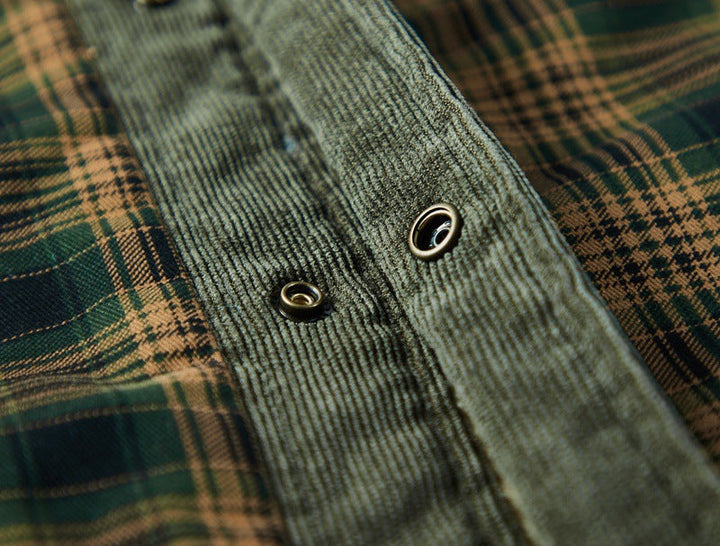 Men's Checked Shirt with Sherpa Lining for Comfort and Style