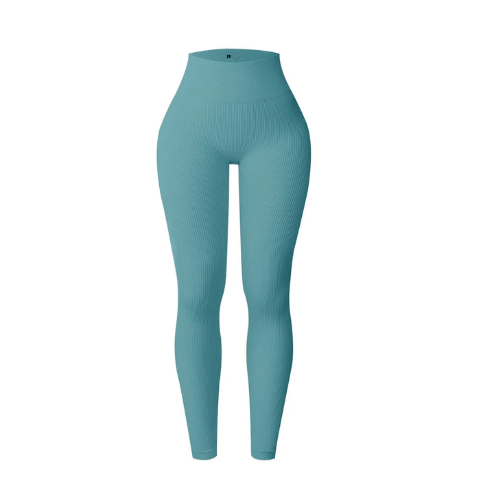 Women's High-Waisted Seamless Yoga Leggings for Fitness and Running