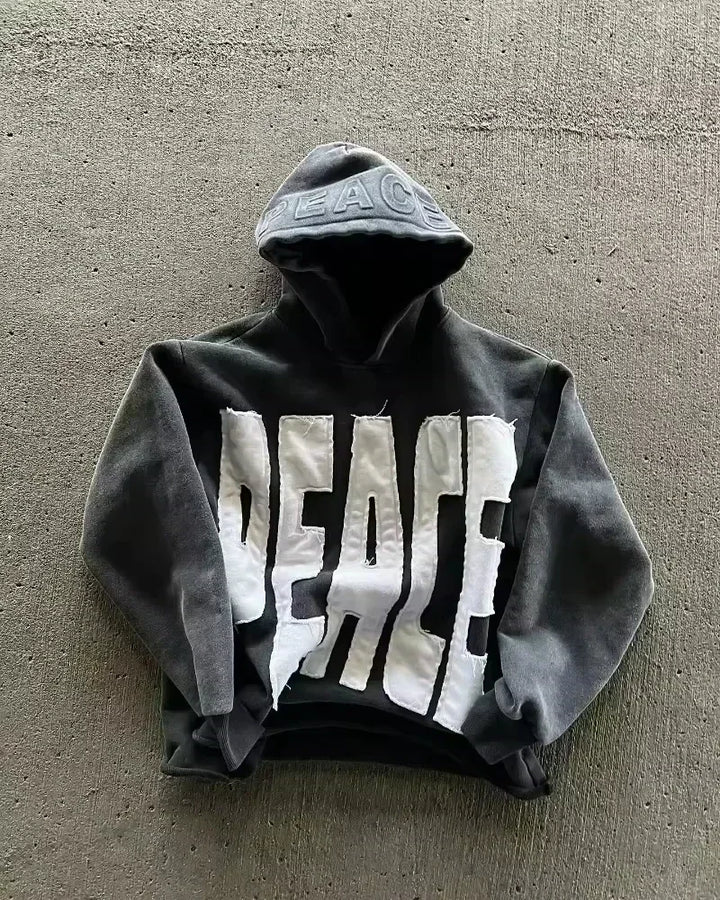 Women's Y2K Hip Hop Trend Zipper Hoodie Casual Vintage Sweatshirt