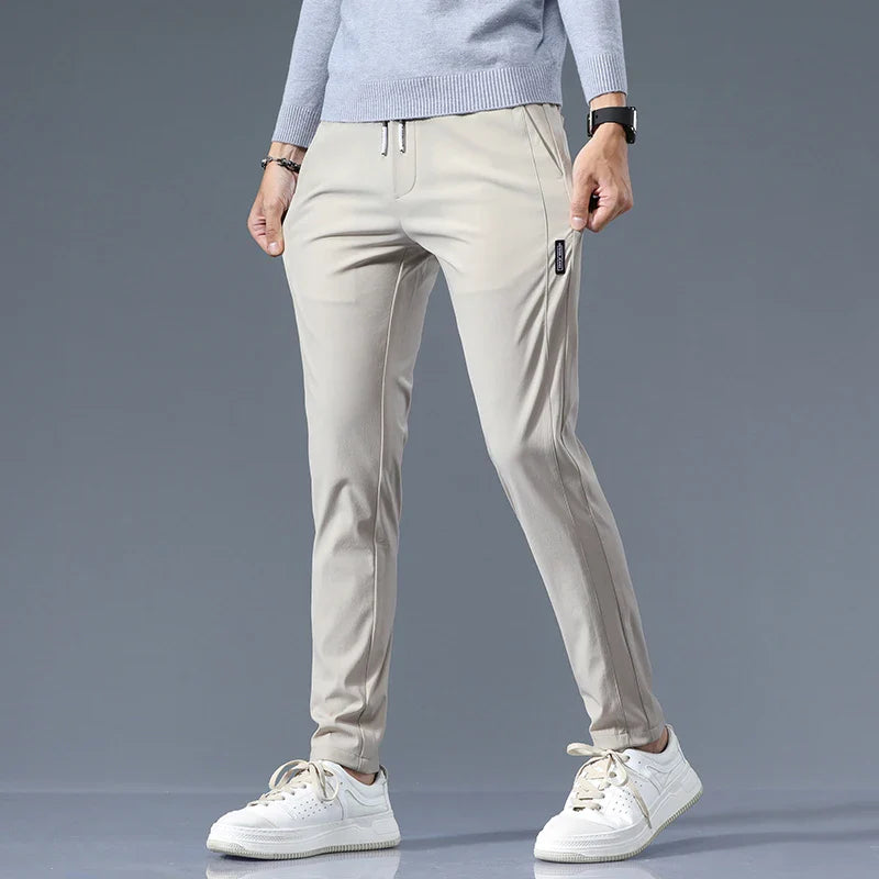 Men's Slim Fit Cotton Trousers