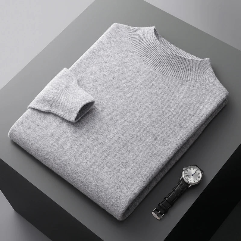 Men's Soft-Touch Wool Sweater for Ultimate Comfort and Style