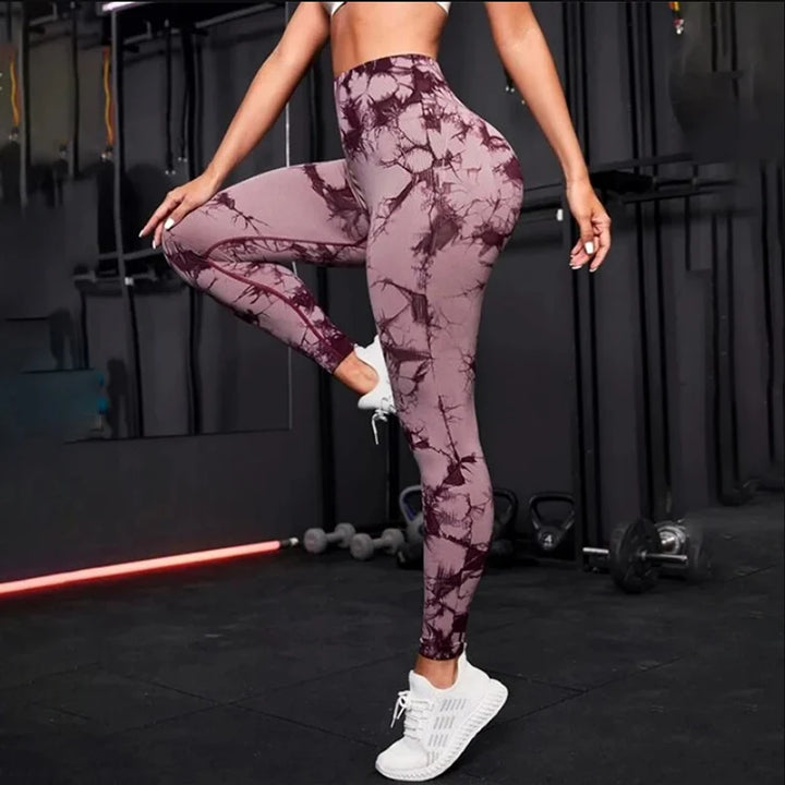 Women's High Waist Seamless Yoga Pants, Push Up Sports Leggings