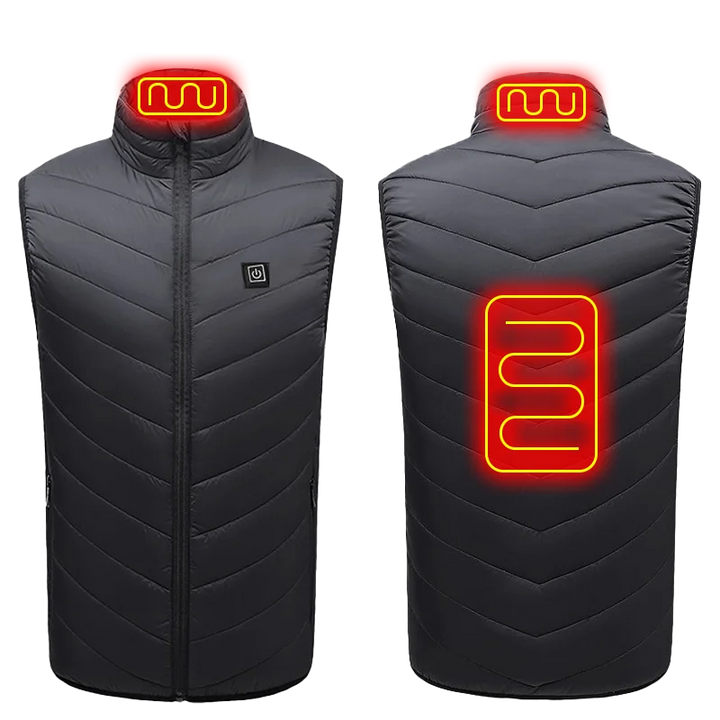 Men's 21-Zone Electric Heated Vest for Winter Sports and Camping
