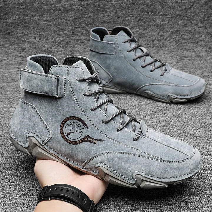 Men's Waterproof Leather Shoes for All-Weather Comfort