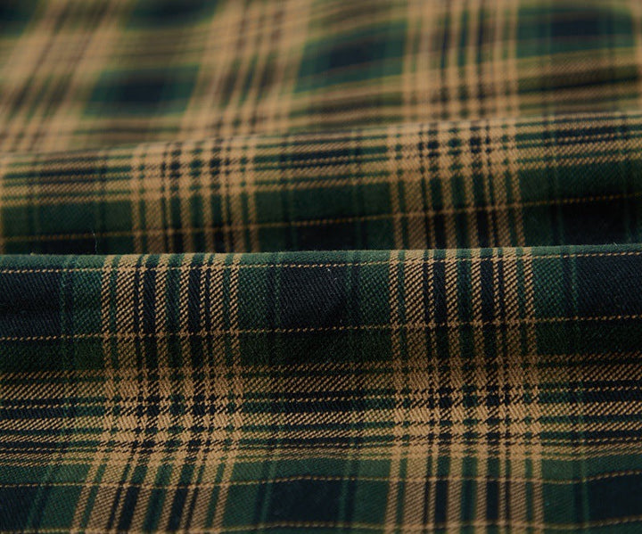 Men's Checked Shirt with Sherpa Lining for Comfort and Style