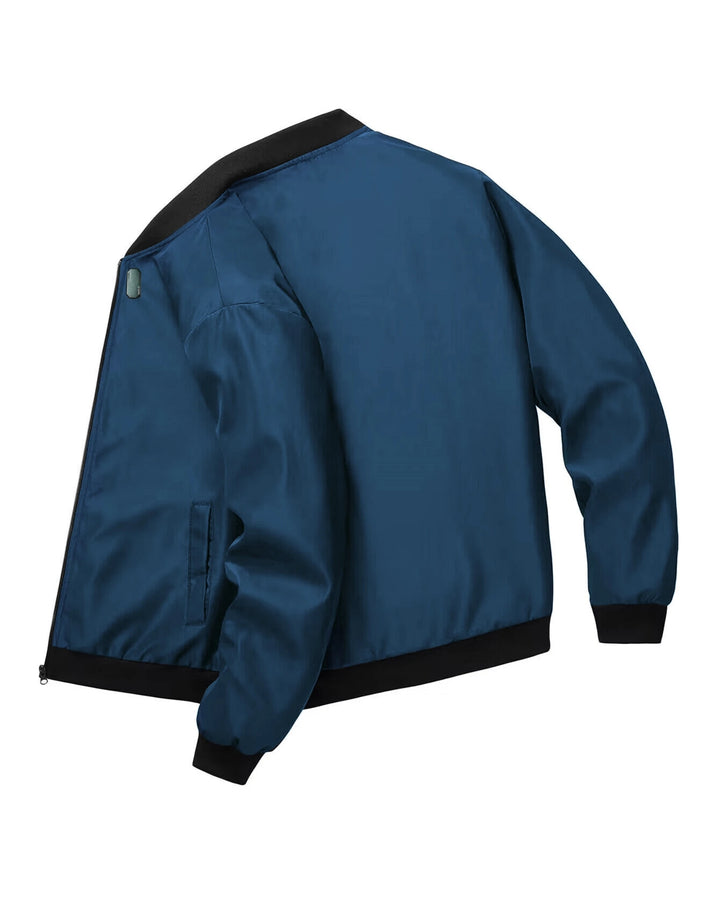 Men's Casual Thin Solid Color Collar Coat