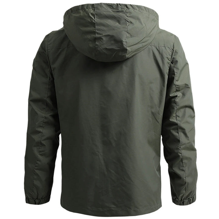 Men's Waterproof Tactical Hooded Windbreaker Coat for Winter
