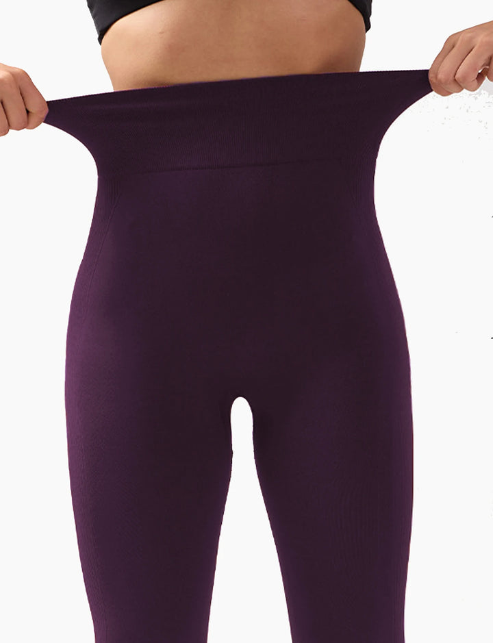 Women's High Waist Seamless Yoga Leggings Pants with Tummy Control