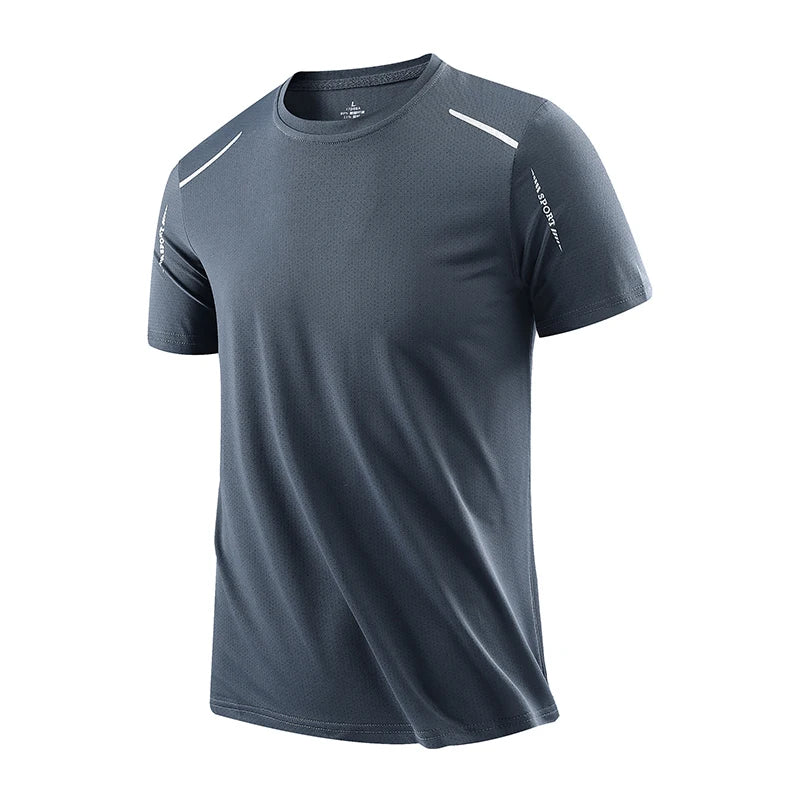 Men's Quick-Drying Breathable Running T-Shirt for Outdoor Sports