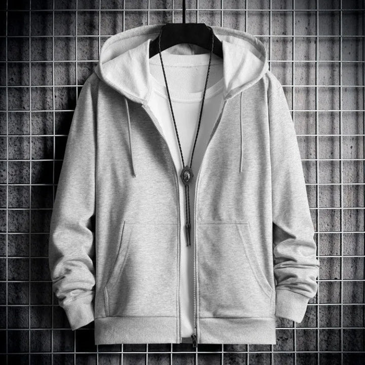 Men's Winter Windproof Hoodie - Sherpa Lined Thermal Zip Up Sweatshirt