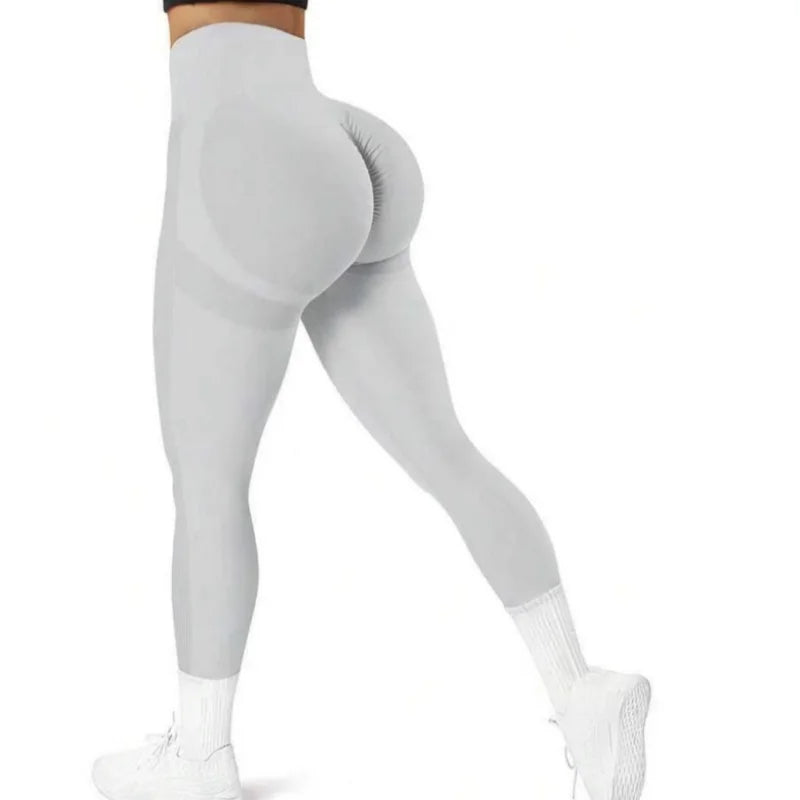 Women's High Waist Seamless Yoga Leggings Pants with Tummy Control